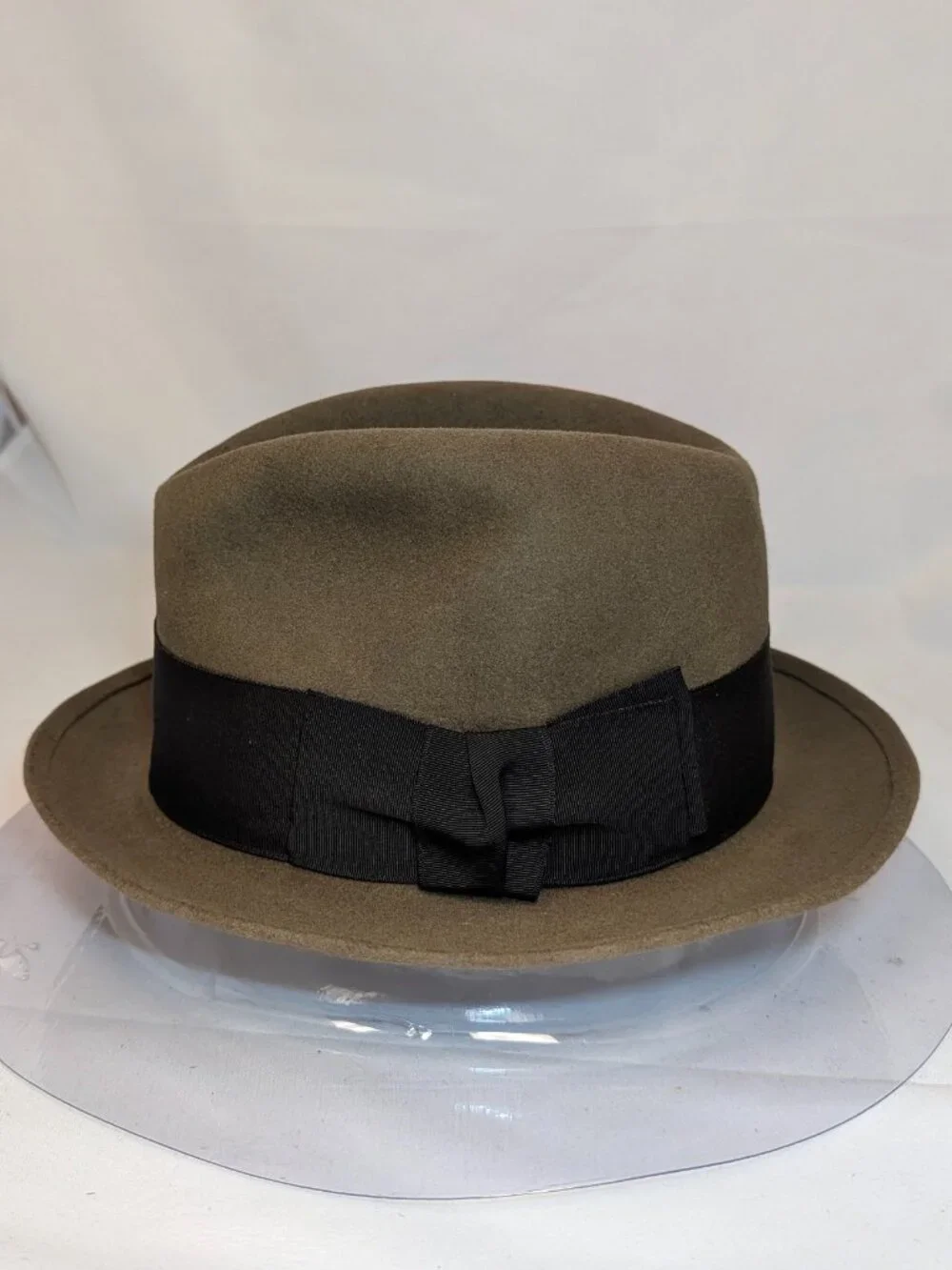 Vintage Wormser Regency Series Light Brown Fedora 7 1/4